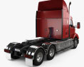 Kenworth T610 Cabina Dormitorio Camión Tractor 2024 Modelo 3D vista trasera