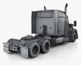 Kenworth W990 72-inch Cabina Dormitorio Camión Tractor 2023 Modelo 3D