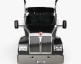 Kenworth W990 72-inch Cabina Dormitorio Camión Tractor 2023 Modelo 3D vista frontal