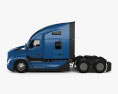 Kenworth T680 Sleeper Cab Tractor Truck 2024 3d model side view