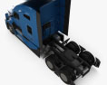 Kenworth T680 Schlafkabine Sattelzugmaschine 2024 3D-Modell Draufsicht