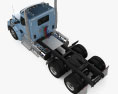 Kenworth T880 Day Cab Tractor Truck 2024 3D 모델  top view
