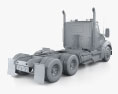 Kenworth T880 Day Cab Tractor Truck 2024 3D 모델 