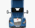 Kenworth T680 Day Cab 트랙터 트럭 인테리어 가 있는 2024 3D 모델  front view