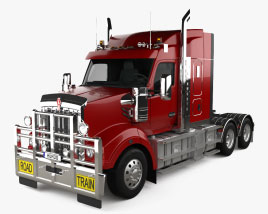 Kenworth T610 SAR Tractor Truck 2023 3D model