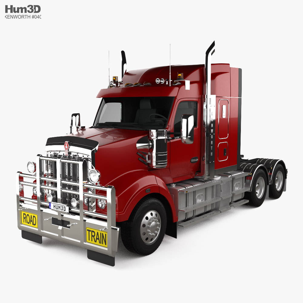 Kenworth T610 SAR Tractor Truck 2023 3D model