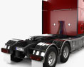Kenworth T610 SAR Camión Tractor con interior 2017 Modelo 3D
