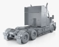 Kenworth T610 SAR トラクター・トラック インテリアと 2017 3Dモデル