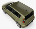 Kia Soul 2011 3D модель top view