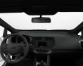 Kia Rio hatchback 5-door with HQ interior 2015 3d model dashboard