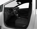 Kia Rio hatchback 5-door with HQ interior 2015 3d model seats