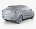 Kia Pro Ceed з детальним інтер'єром 2014 3D модель
