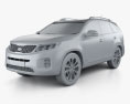 Kia Sorento XM 2014 3d model clay render