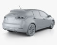 Kia Forte (Cerato / Naza / K3) hatchback 2017 Modello 3D