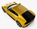 Kia GT4 Stinger 2014 3d model top view