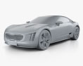 Kia GT4 Stinger 2014 3d model clay render