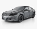 Kia K5 MX 2019 3D-Modell wire render