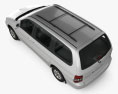 Kia Sedona 2010 3d model top view