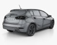 Kia K3 5 portes hatchback 2019 Modèle 3d