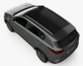Kia Sportage 2019 3D模型 顶视图
