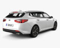 Kia Optima wagon 2020 3D 모델  back view