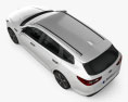 Kia Optima wagon 2020 Modelo 3d vista de cima