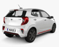 Kia Picanto (Morning) GT-Line 2020 3d model back view