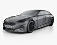 Kia Proceed 2018 Modello 3D wire render
