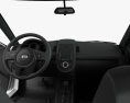 Kia Soul with HQ interior 2013 3d model dashboard