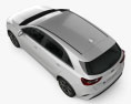Kia Ceed hatchback 2021 3d model top view