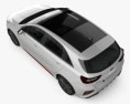 Kia Ceed GT hatchback 2021 Modello 3D vista dall'alto