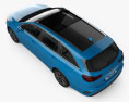 Kia Ceed sportswagon 2021 Modello 3D vista dall'alto