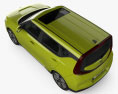 Kia Soul EV 2022 Modèle 3d vue du dessus