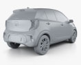 Kia Picanto Comfort Plus 带内饰 2021 3D模型