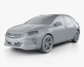 Kia XCeed 2020 3d model clay render