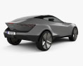 Kia Futuron 2023 3D 모델  back view