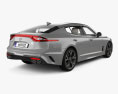 Kia Stinger GT with HQ interior and engine 2020 3d model back view