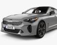 Kia Stinger GT with HQ interior and engine 2020 3d model