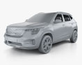 Kia Seltos GT-Line 2023 3d model clay render
