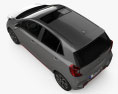 Kia Picanto GT-Line 2023 3d model top view