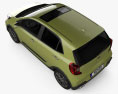 Kia Picanto X-Line 2023 3D模型 顶视图