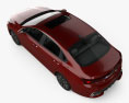 Kia K3 GT-line CN-spec 2023 3D模型 顶视图