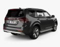 Kia Mohave 2023 3D 모델  back view