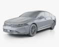 Kia K5 GT-line CN-spec 2022 3D модель clay render