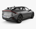 Kia EV6 GT 2024 3D模型 后视图