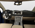 Kia Carnival com interior e motor 2023 Modelo 3d dashboard
