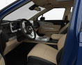 Kia Carnival con interni e motore 2023 Modello 3D seats