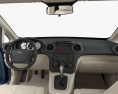 Kia Carens con interior 2010 Modelo 3D dashboard