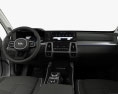 Kia Sorento EcoHybrid с детальным интерьером и двигателем 2020 3D модель dashboard