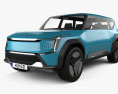 Kia EV9 concept 2022 3d model